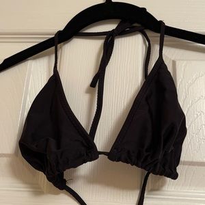 Vintage Burberry Black Bikini Top